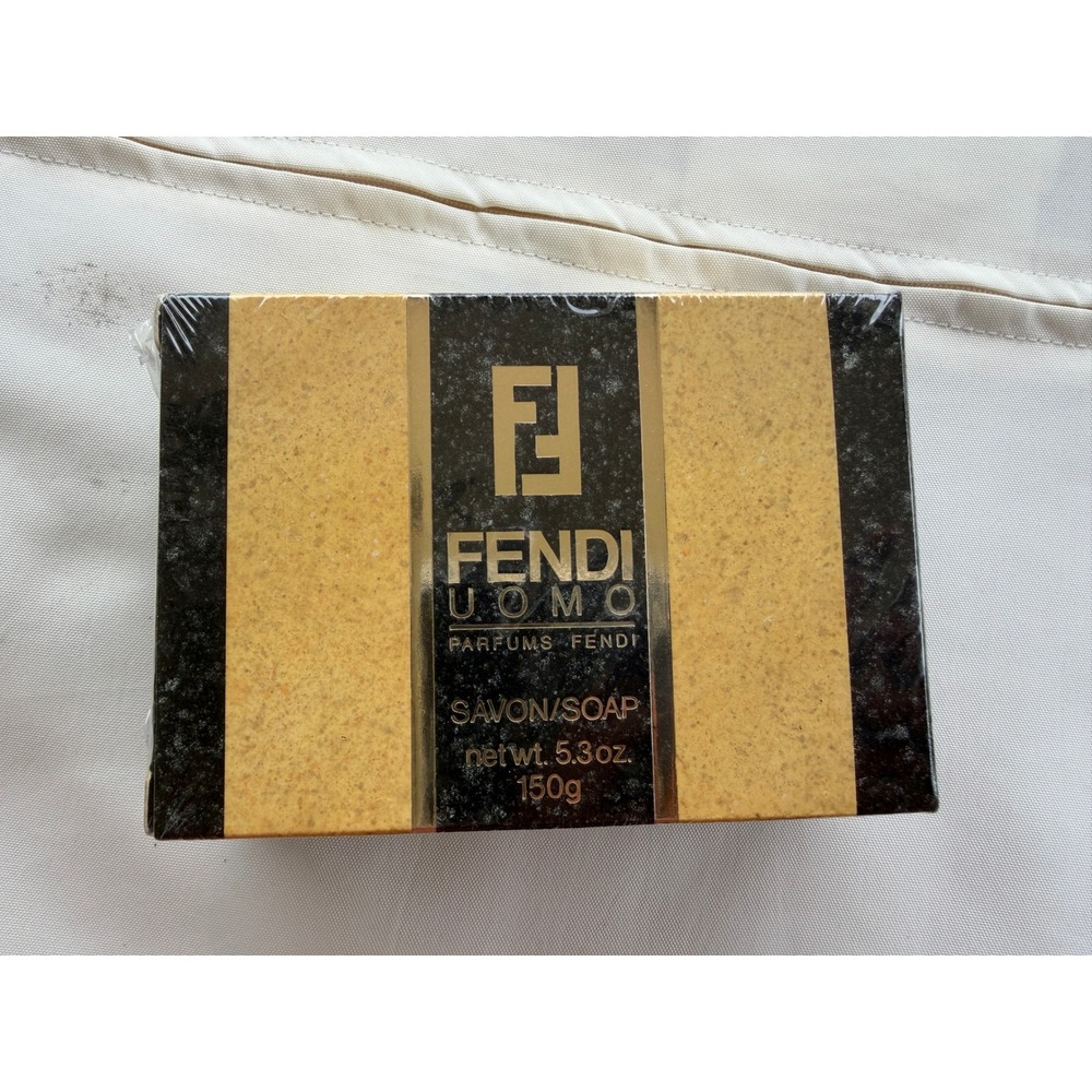 Vintage Fendi Uomo Savon Soap 5.3 oz 150g Factory Sealed New Old Stock USA Made